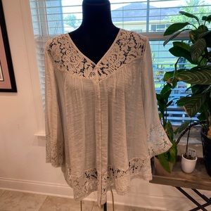 Women's Short Sleeve Wool-Blend T-Shirt - A New Day™ White XXL